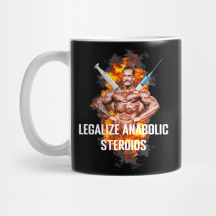 Legalize Anabolic Steroids - CBum Funny Gym Design Mug